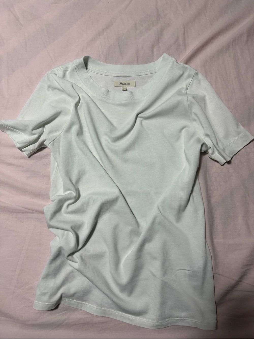 Madewell Soft Mint Crew Neck Short Sleeve Tee